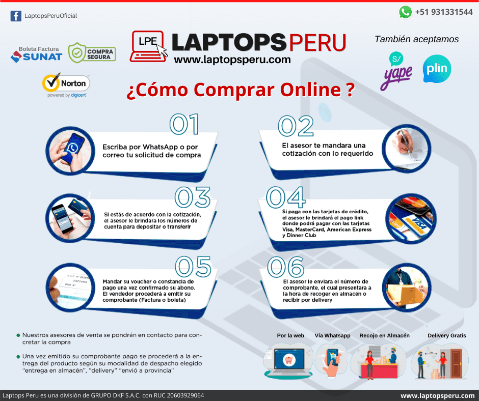 Como comprar online laptopsperu