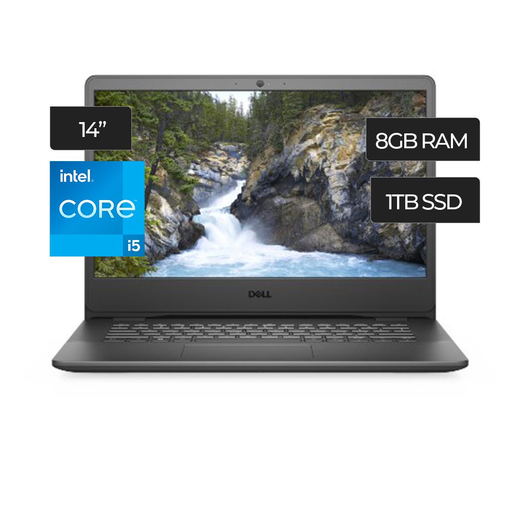Laptop Dell Vostro 3400 Core i5 I5-11400F  RAM 8GB D Disco 1TB HDD 14"HD (13 Intel IRIS Integrado