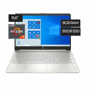 Laptop Hp 15-Ef1020La Ryzen 7 4700U  RAM 8GB D Disco  512GB SSD 15.6"HD ( AMD Radeon Integrado