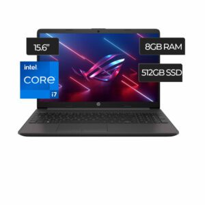 Laptop Hp 250 G8 Core i7  I7-1165G7   RAM 8GB D Disco  512GB SSD 15.6"HD ( Intel IRIS Integrado