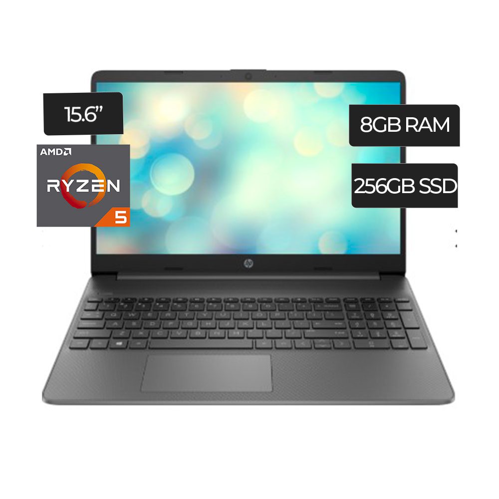 Laptop Hp 15-Ef2523La Ryzen 5 5500U  RAM 8GB D Disco 256GB SSD 15.6"HD ( AMD Radeon Integrado