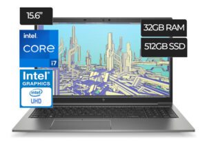 Laptop HP ZBOOK 15 G8 Core i7 I7-11850H  RAM 16GB DDR4 Disco 512GB SSD Pantalla 15.6" FHD Video Intel Intel UHD Graphics Integrados Win 11 Pro
