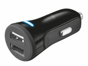 TRUST 20W FAST CAR CHARGER WHIT 2 USB P