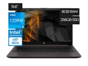 Laptop HP 250 G9 Core I5-1135G7 RAM 8GB DDR4 Disco 256GB SSD Pantalla 15.6" HD Video IRIS XE GRAPHICS Integrados FreeDOS