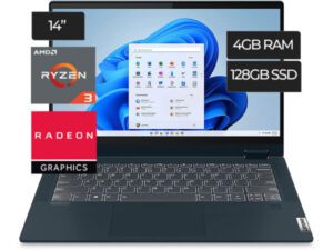 Laptop LENOVO IDEAPAD FLEX 5 14ALC05 Ryzen R3-5300U RAM 4GB DDR4 Disco 128GB SSD Pantalla 14" FHD Video RADEON GRAPHICS Integrados Windows 11