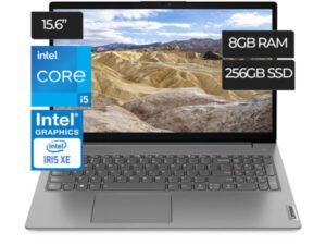 Laptop LENOVO V15 G3 IAP Core I5-1135G7 RAM 8GB DDR4 Disco 256GB SSD Pantalla 15.6" FHD Video IRIS XE GRAPHICS Integrados FreeDOS