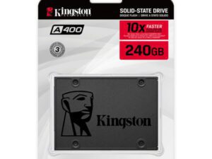 KINGSTON A400 240GB 2.5" SSD | SA400S37/240G | SATA III | 500MB/s Lectura