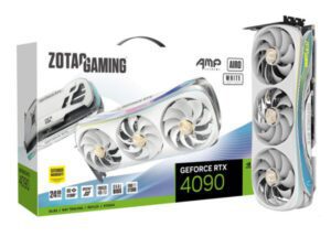 Tarjeta Gráfica ZOTAC RTX 4090 AMP EXTREME AIRO WHITE ED 24GB GDDR6X